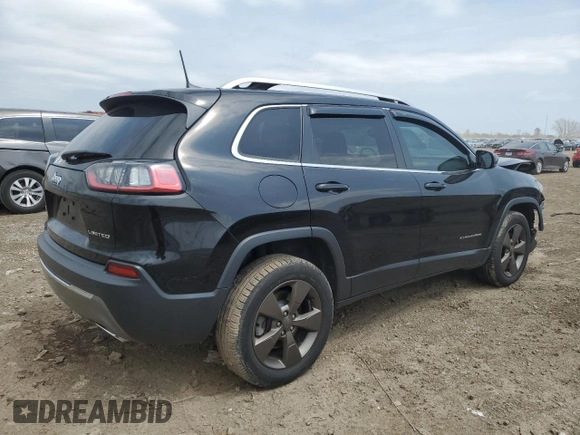 2019 Jeep Cherokee Limited z VIN 1C4PJMDX2KD308860, wystawiony jako Copart lot #54205025 z przebiegiem 65 492 mil mil oraz Szkoda całkowita • Salvage title. Historia ofert i sprzedaży dostępna na DreamBid. Obrazek 3.