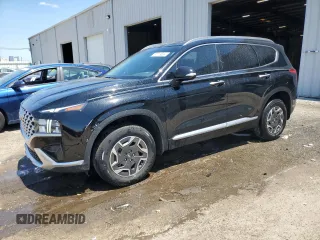 2021 Hyundai Santa Fe Hybrid Blue with VIN KM8S2DA18MU008780, listed as a Copart auction lot 57113624 with 36,420 mi miles and Salvage Title. Bid and sale history available at carsss.com. Image 1.