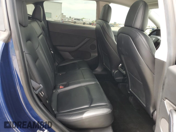 2021 Tesla Model Y Long Range with VIN 5YJYGDEE3MF094165, listed as a Copart auction lot 52907835 with 141,260 mi miles and Salvage Title. Bid and sale history available at DreamBid. Image 10.