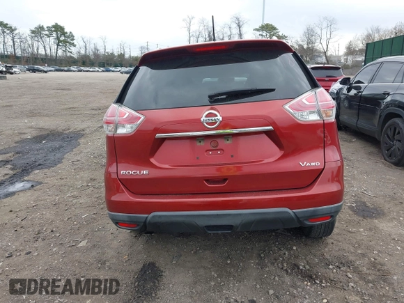 2016 Nissan Rogue SV with VIN KNMAT2MV3GP634496, listed as a IAAI auction lot 42002649 with 187,478 mi miles. Bid and sale history available at carsss.com. Image 16.