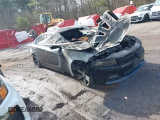 2018 Dodge Charger SXT Plus with VIN 2C3CDXHG8JH133618, listed as a IAAI auction lot 41397123 with Not Provided miles and . Bid and sale history available at carsss.com. Image 1.