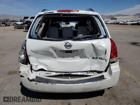2007 Nissan Quest SL z VIN 5N1BV28U17N133503, wystawiony jako Copart lot #50760555 z przebiegiem 142 519 mil mil oraz Szkoda całkowita • Salvage title. Historia ofert i sprzedaży dostępna na DreamBid. Obrazek 6.