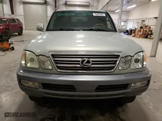 2004 Lexus LX 470 with VIN JTJHT00W843548361, listed as a Copart auction lot 76465204 with 257,543 mi miles and Salvage Title. Bid and sale history available at carsss.com. Image 5.