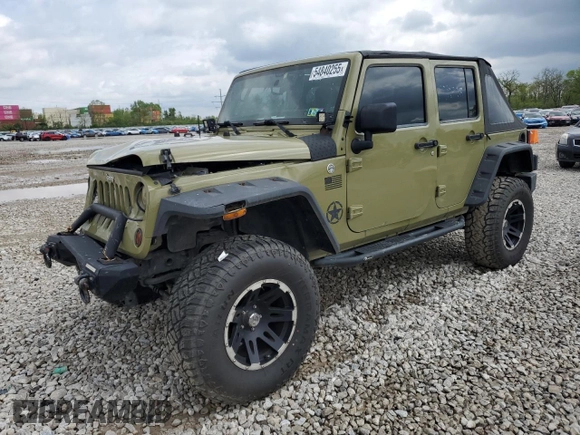 2013 Jeep Wrangler Unlimited Sport z VIN 1C4BJWDG3DL678908, wystawiony jako Copart lot #54840255 z przebiegiem 94 618 mil mil oraz Szkoda całkowita • Salvage title. Historia ofert i sprzedaży dostępna na DreamBid. Obrazek 1.
