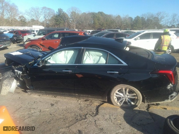 2024 Cadillac CT4 Luxury with VIN 1G6DA5RK1R0100768, listed as a IAAI auction lot 41284346 with 1 mi miles. Bid and sale history available at carsss.com. Image 13.
