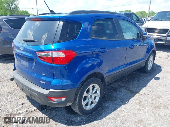 2018 Ford EcoSport SE with VIN MAJ3P1TE7JC159075, listed as a IAAI auction lot 42114135 with 73,154 mi miles and . Bid and sale history available at DreamBid. Image 4.