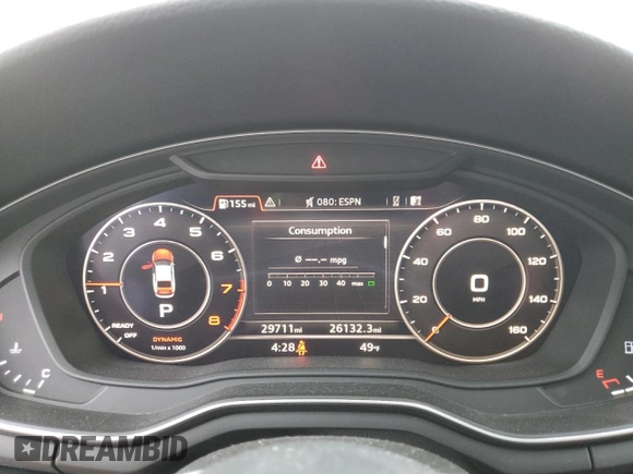 2019 Audi A5 Sportback Premium Plus с VIN WAUENCF52KA026900, выставлен на аукционе Copart как лот 52371475 с пробегом 29 711 миль миль и Списание • Salvage title. История ставок и продаж доступна на DreamBid. Изображение 9.