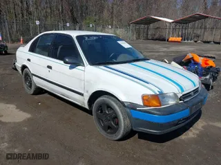 1996 Toyota Tercel DX with VIN JT2BC52L1T0174600, listed as a IAAI auction lot 41858845 with 197,630 mi miles. Bid and sale history available at carsss.com. Image 1.
