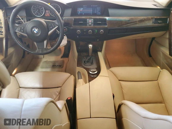 2007 BMW 5 Series 550i with VIN WBANB53507CP04533, listed as a Copart auction lot 43717455 with 112,046 mi miles and Clean Title. Bid and sale history available at DreamBid. Image 8.
