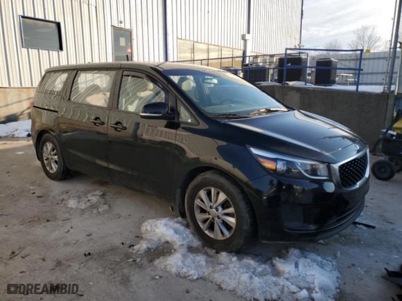 2016 Kia Sedona L with VIN KNDMA5C10G6120419, listed as a Copart auction lot 88409355 with 148,589 mi miles and Salvage Title. Bid and sale history available at carsss.com. Image 4.