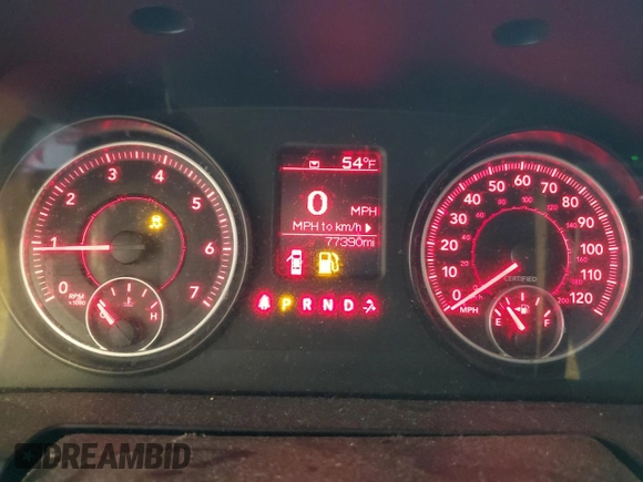 2013 Ram 1500 Tradesman with VIN 1C6RR7KTXDS670220, listed as a Copart auction lot 78867944 with 77,390 mi miles and Clean Title. Bid and sale history available at carsss.com. Image 9.