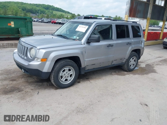 2014 Jeep Patriot Sport with VIN 1C4NJPBB7ED773445, listed as a IAAI auction lot 42205816 with 121,778 mi miles and . Bid and sale history available at DreamBid. Image 2.