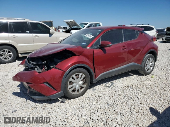 2019 Toyota C-HR XLE with VIN NMTKHMBX2KR082945, listed as a Copart auction lot 48569165 with 46,287 mi miles and Salvage Title. Bid and sale history available at DreamBid. Image 1.
