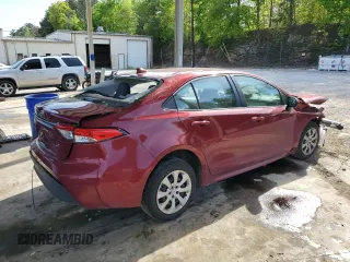 2024 Toyota Corolla LE with VIN 5YFB4MDE1RP171885, listed as a Copart auction lot 52511785 with 29,589 mi miles and Clean Title. Bid and sale history available at carsss.com. Image 3.