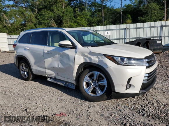 2018 Toyota Highlander Limited with VIN 5TDYZRFH3JS240703, listed as a Copart auction lot 61440485 with 83,363 mi miles and Salvage title. Bid and sale history available at DreamBid. Image 4.