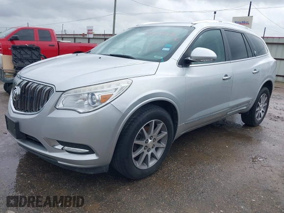 2014 Buick Enclave Leather with VIN 5GAKRBKD1EJ306833, listed as a IAAI auction lot 42154259 with 217,656 mi miles and . Bid and sale history available at DreamBid. Image 19.
