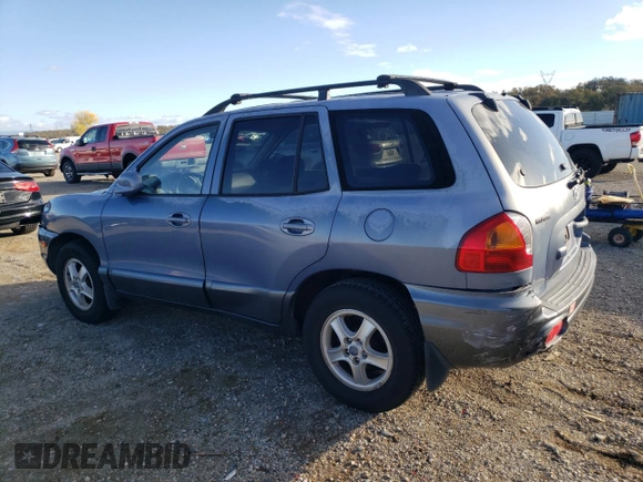 2002 Hyundai Santa Fe GLS with VIN KM8SC13D02U172170, listed as a Copart auction lot 79318804 with 171,221 mi miles and Salvage Title. Bid and sale history available at carsss.com. Image 2.