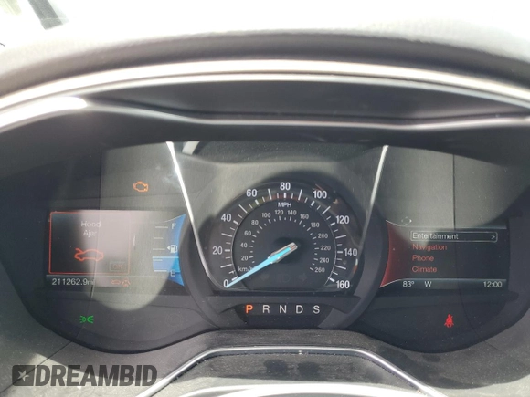 2016 Ford Fusion SE with VIN 3FA6P0HD3GR141447, listed as a Copart auction lot 63878715 with 211,262 mi miles and Clean title. Bid and sale history available at DreamBid. Image 9.