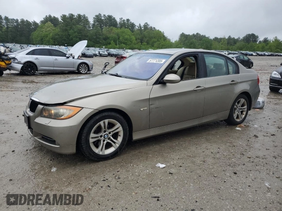 2008 BMW 3 Series 328xi z VIN WBAVC93578K056457, wystawiony jako Copart lot #57771205 z przebiegiem 172 843 mil mil oraz Czysty tytuł • Clean title. Historia ofert i sprzedaży dostępna na DreamBid. Obrazek 1.