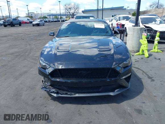 2022 Ford Mustang GT with VIN 1FA6P8CF3N5110805, listed as a IAAI auction lot 41943468 with 27,247 mi miles and . Bid and sale history available at carsss.com. Image 13.