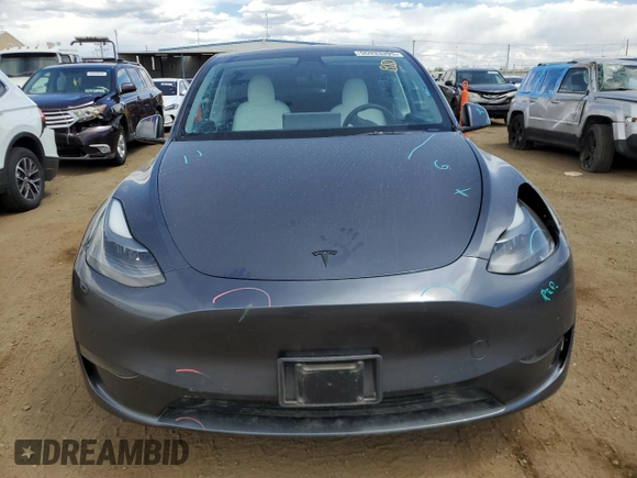 2021 Tesla Model Y Performance with VIN 5YJYGDEF0MF137692, listed as a Copart auction lot 55333395 with 56,325 mi miles and Salvage Title. Bid and sale history available at DreamBid. Image 5.