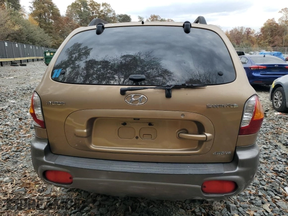 2001 Hyundai Santa Fe GLS with VIN KM8SC83D71U084837, listed as a Copart auction lot 77588984 with 102,585 mi miles and Salvage Title. Bid and sale history available at carsss.com. Image 6.