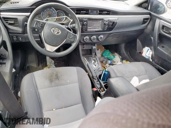 2016 Toyota Corolla L with VIN 5YFBURHE5GP400105, listed as a Copart auction lot 60429705 with 182,922 mi miles and Salvage title. Bid and sale history available at DreamBid. Image 8.