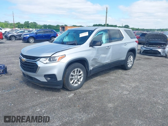 2021 Chevrolet Traverse LS with VIN 1GNERFKW3MJ200569, listed as a IAAI auction lot 42279102 with 73,783 mi miles and . Bid and sale history available at DreamBid. Image 17.