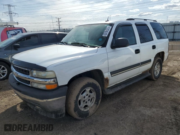 2005 Chevrolet Tahoe LS with VIN 1GNEC13V15J132865, listed as a Copart auction lot 53195575 with 166,043 mi miles and Clean Title. Bid and sale history available at DreamBid. Image 1.