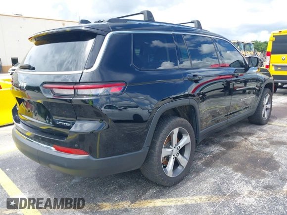 2022 Jeep Grand Cherokee Limited with VIN 1C4RJKBG6N8504491, listed as a IAAI auction lot 42740915 with 66,395 mi miles and . Bid and sale history available at DreamBid. Image 4.