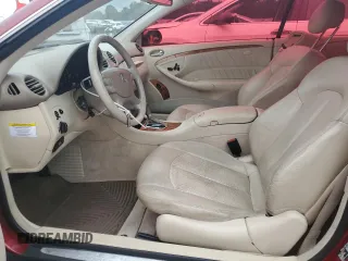 2005 Mercedes-Benz CLK 500 with VIN WDBTJ75J05F146020, listed as a Copart auction lot 69732064 with 136,463 mi miles and Salvage Title. Bid and sale history available at carsss.com. Image 7.