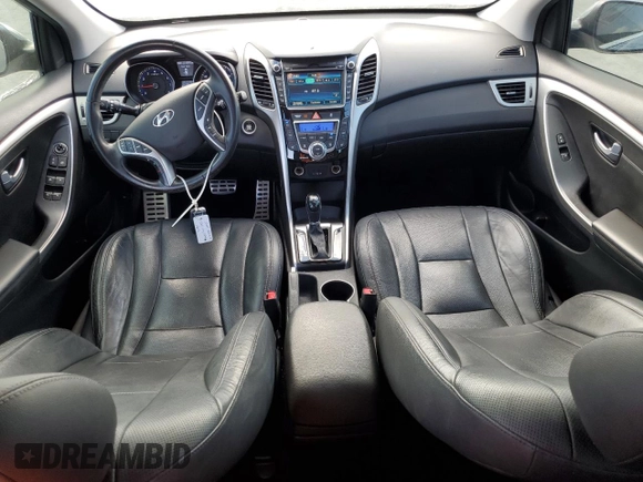 2014 Hyundai Elantra with VIN KMHD35LH9EU203312, listed as a Copart auction lot 55245655 with 119,392 mi miles and Salvage Title. Bid and sale history available at DreamBid. Image 8.