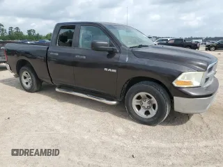 2010 Dodge 1500 ST with VIN 1D7RB1GK8AS230881, listed as a Copart auction lot 55332435 with 127,865 mi miles and Clean Title. Bid and sale history available at DreamBid. Image 4.