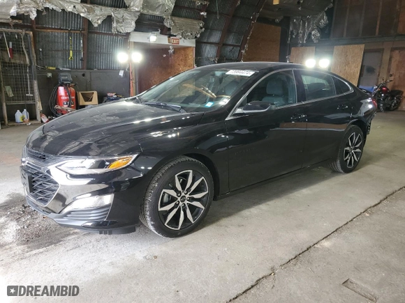 2024 Chevrolet Malibu RS with VIN 1G1ZG5ST2RF176607, listed as a Copart auction lot 73994474 with 827 mi miles and Salvage Title. Bid and sale history available at carsss.com. Image 1.
