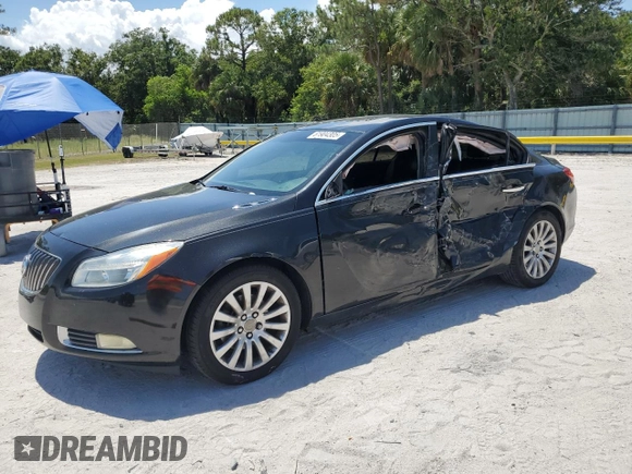 2013 Buick Regal Turbo Premium 1 z VIN 2G4GS5EV3D9221173, wystawiony jako Copart lot #61904305 z przebiegiem 144 600 mil mil oraz Szkoda całkowita • Salvage title. Historia ofert i sprzedaży dostępna na DreamBid. Obrazek 1.