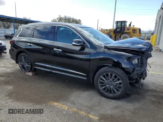 2020 Infiniti QX60 LUXE with VIN 5N1DL0MN8LC526339, listed as a Copart auction lot 47597415 with 101,540 mi miles and Salvage Title. Bid and sale history available at carsss.com. Image 4.