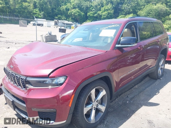 2021 Jeep Grand Cherokee Limited with VIN 1C4RJKBG0M8173017, listed as a IAAI auction lot 42496503 with 41,840 mi miles and . Bid and sale history available at DreamBid. Image 2.