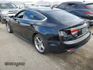 2019 Audi A5 Sportback Premium Plus with VIN WAUENCF57KA017495, listed as a Copart auction lot 77611653 with 38,822 mi miles. Bid and sale history available at carsss.com. Image 2.
