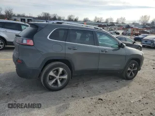 2020 Jeep Cherokee Limited with VIN 1C4PJMDX2LD512592, listed as a Copart auction lot 43871545 with 44,260 mi miles and Salvage title. Bid and sale history available at DreamBid. Image 3.