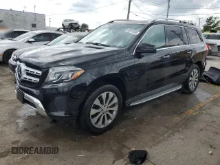 2017 Mercedes-Benz GLS 450 with VIN 4JGDF6EE0HA770076, listed as a Copart auction lot 68816684 with 139,239 mi miles and Salvage Title. Bid and sale history available at DreamBid. Image 1.