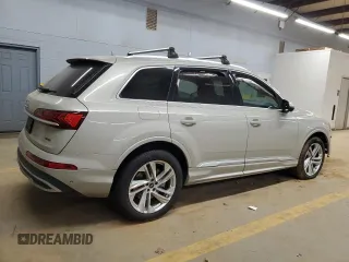 2021 Audi Q7 Premium Plus with VIN WA1LJAF72MD038939, listed as a Copart auction lot 85394184 with 61,947 mi miles and Salvage title. Bid and sale history available at DreamBid. Image 3.