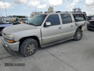2005 Chevrolet Suburban LT z VIN 1GNEC16Z25J146045, wystawiony jako Copart lot #58289475 z przebiegiem Nie podano mil oraz Szkoda całkowita • Salvage title. Historia ofert i sprzedaży dostępna na DreamBid. Obrazek 1.