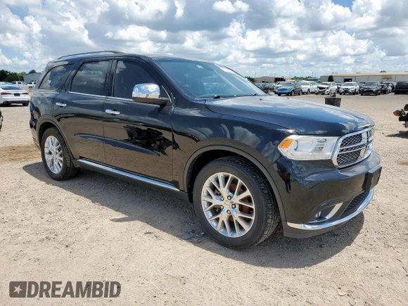 2017 Dodge Durango SXT with VIN 1C4RDHAG6HC680745, listed as a Copart auction lot 62388545 with 129,844 mi miles and Salvage title. Bid and sale history available at DreamBid. Image 4.