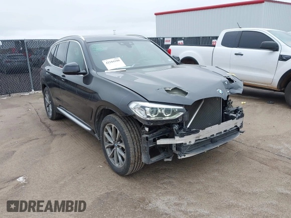 2019 BMW X3 sDrive30i z VIN 5UXTR7C58KLE96414, wystawiony jako IAAI lot #42184188 z przebiegiem 65 237 mil mil oraz . Historia ofert i sprzedaży dostępna na DreamBid. Obrazek 1.