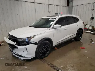 2022 Acura MDX Advance z VIN 5J8YE1H89NL040444, wystawiony jako Copart lot #53535545 z przebiegiem Nie podano mil oraz Szkoda całkowita • Salvage title. Historia ofert i sprzedaży dostępna na DreamBid. Obrazek 1.