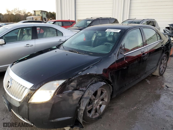 2010 Mercury Milan Premier with VIN 3MEHM0JA2AR639401, listed as a Copart auction lot 86077444 with 154,518 mi miles and Salvage Title. Bid and sale history available at carsss.com. Image 1.