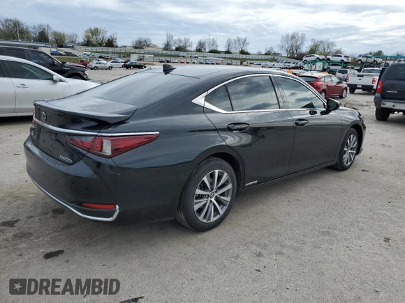 2021 Lexus ES with VIN 58ADA1C18MU001909, listed as a Copart auction lot 50432675 with 59,487 mi miles and Salvage Title. Bid and sale history available at carsss.com. Image 3.