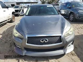 2017 Infiniti Q50 2.0t Sport with VIN JN1CV7AR8HM681049, listed as a Copart auction lot 78521374 with 177,766 mi miles and Non Repairable. Bid and sale history available at carsss.com. Image 5.
