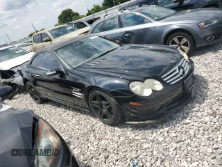 2005 Mercedes-Benz SL 55 AMG with VIN WDBSK74F75F086906, listed as a Copart auction lot 58482615 with 100,111 mi miles and Clean title. Bid and sale history available at DreamBid. Image 4.