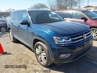 2019 Volkswagen Atlas SEL with VIN 1V2MR2CA9KC614343, listed as a IAAI auction lot 41748405 with 54,676 mi miles and . Bid and sale history available at DreamBid. Image 1.